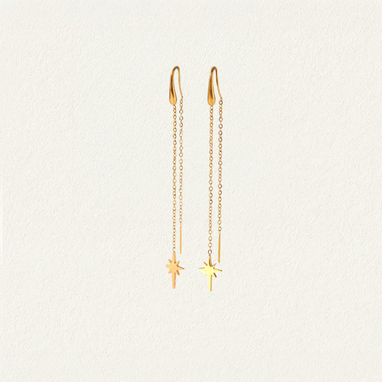 North Star Threader Earrings