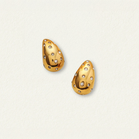 Golden Drop Earrings