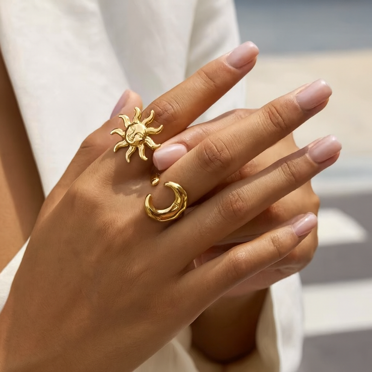Sun & Moon Rings