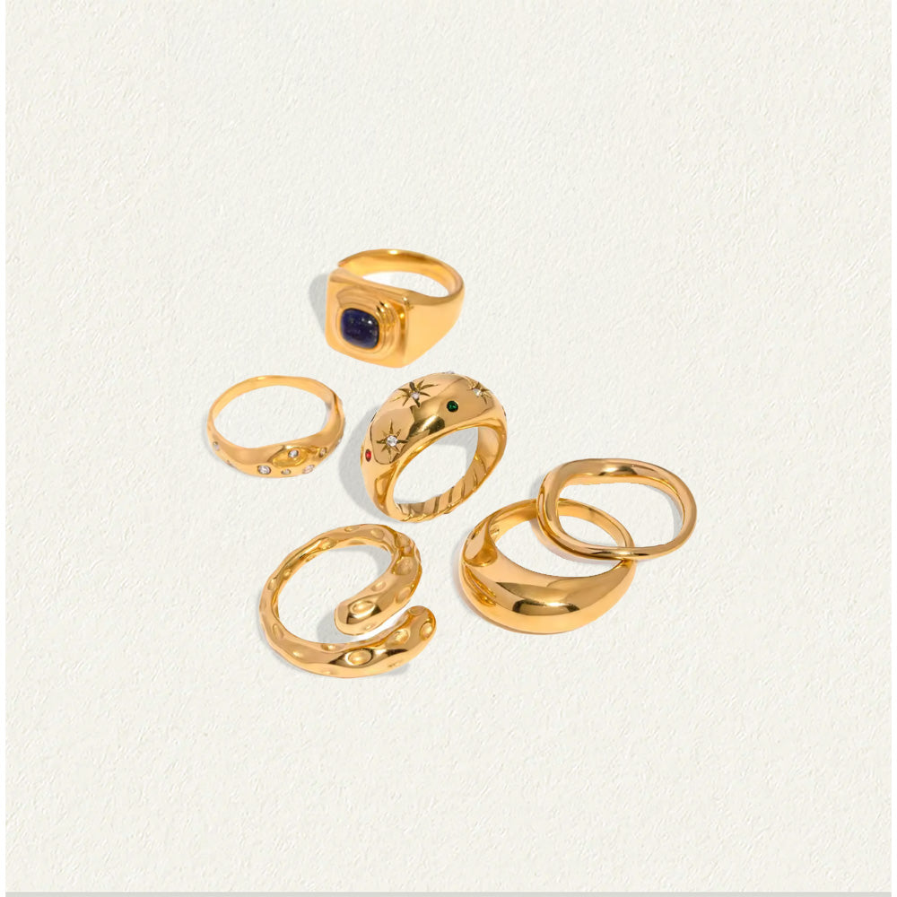 Sculpted Flow Ring