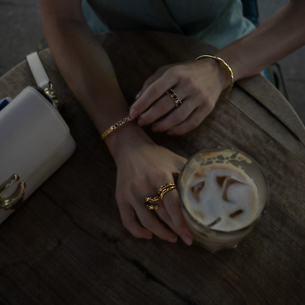 Sculpted Flow Ring