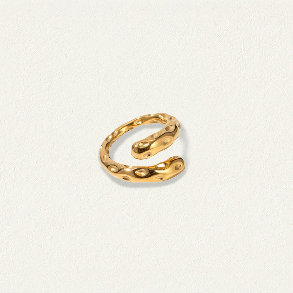 Sculpted Flow Ring