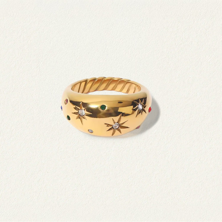 Cosmic Dots Ring