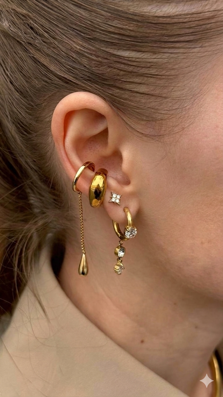 Aurora Drop Hoops