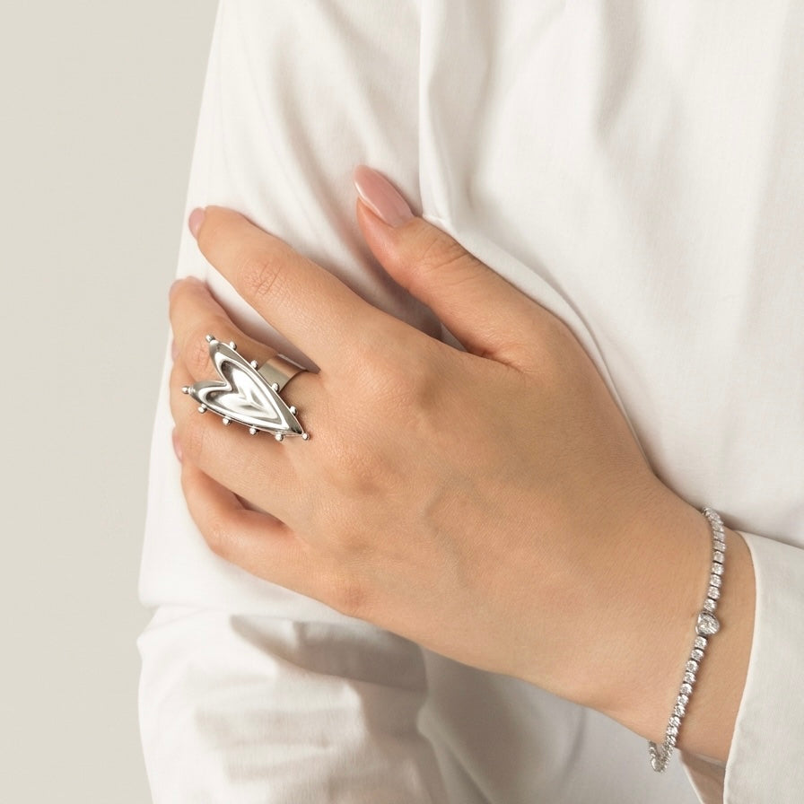 Bold Heart Ring