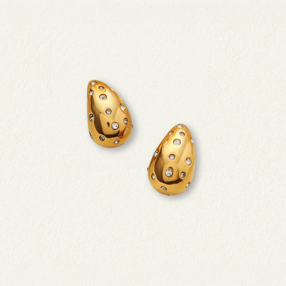 Golden Drop Earrings