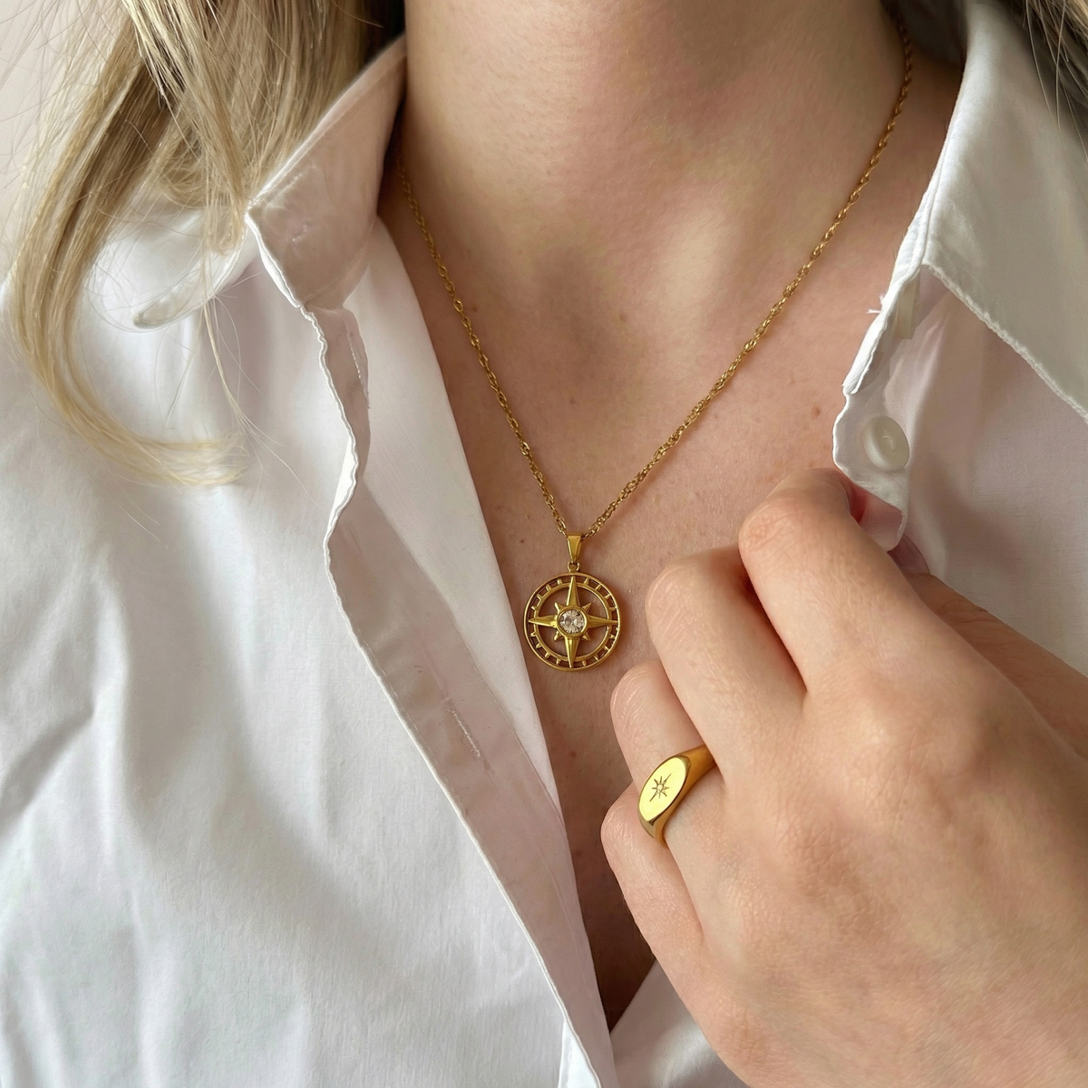 Compass Necklace