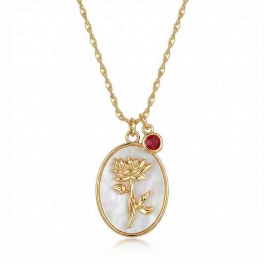 Birth Flower Charm: January (Carnation)