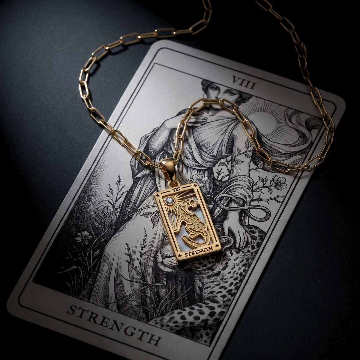 Tarot Arcana Pendant: Strength