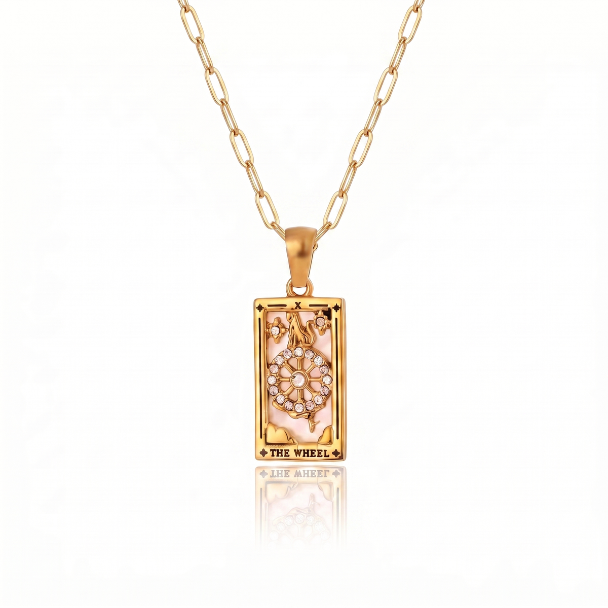 Tarot Arcana Pendant: The Wheel of Fortune