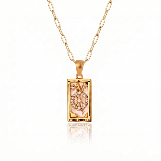 Tarot Arcana Pendant: The Wheel of Fortune