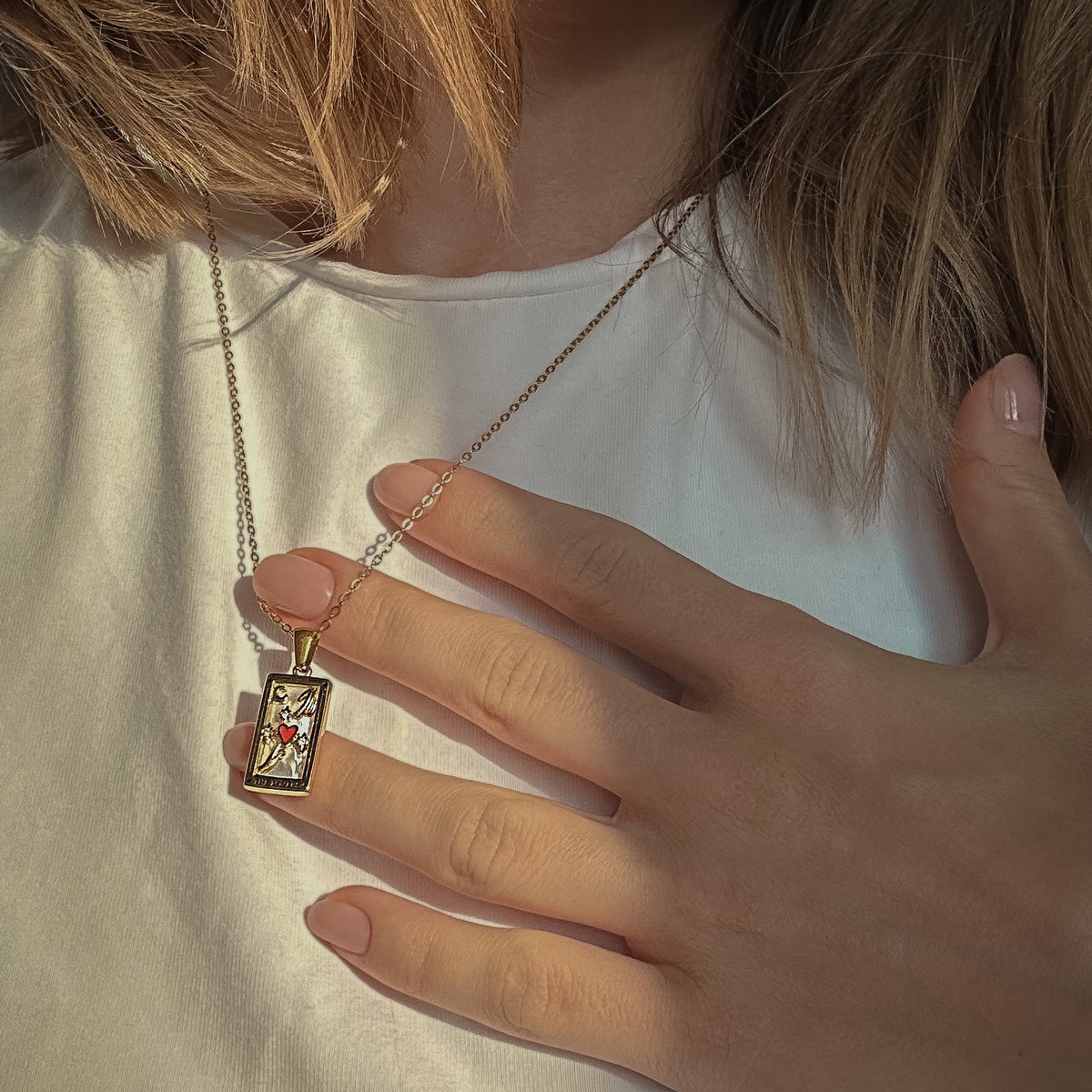 Tarot Arcana Pendant: The Lovers
